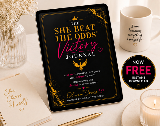 The She Beat The Odds™ Victory Journal
